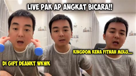 PAK AP ANGKAT BICARA KARNA DI FITNAH RRQ TUKANG HILANGIN IG PLAYER