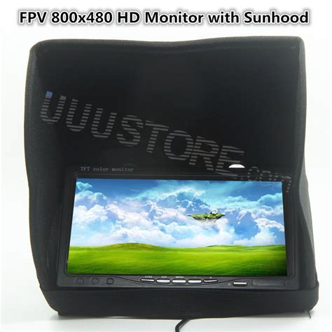 Купить 2015, 7 «fpv lcd цветной монитор видео экран 7-дюймовый fpv 800 ...