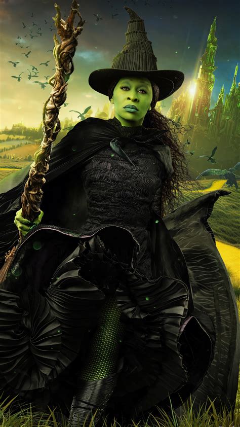 A Wicked Movie Elphaba Cynthia Erivo K Wallpaper Pc