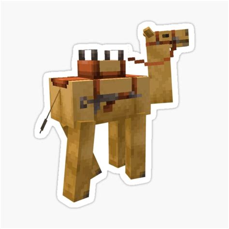 "Minecraft Camel Sticker" Sticker for Sale by HongJoongsWig | Redbubble