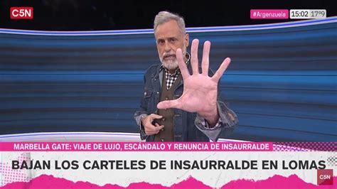 Así Fue El Regreso De Jorge Rial A Argenzuela En C5n Tras Su Infarto