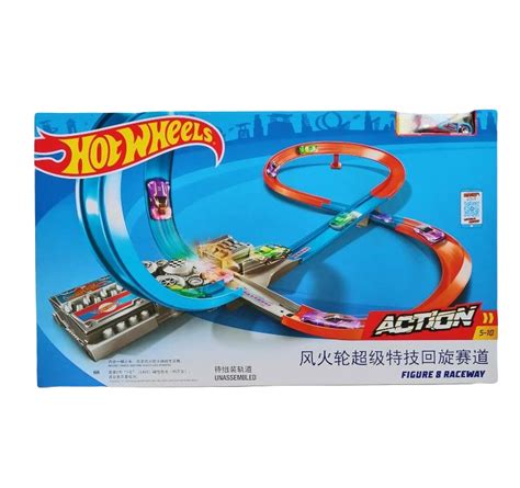 Hot Wheels Tor Samochodowy z napędem ósemka GGF92