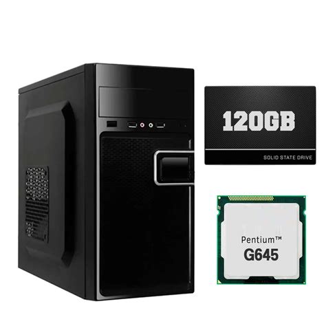 Computador Home CPU Intel Pentium Dual Core G645 2.9GHZ 4GB DDR3 SSD ...