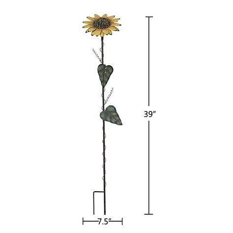 Metal Sunflower Garden Stake – GearPings