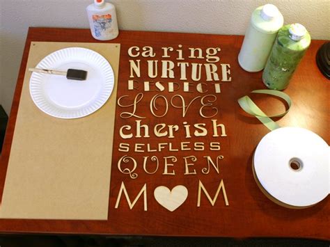 How To Make A Mothers Day Hanging Plaque Mothers