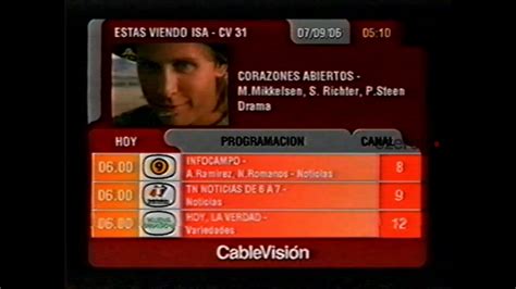 Guía de Programación Cablevisión Capital y GBA 07 de Septiembre de