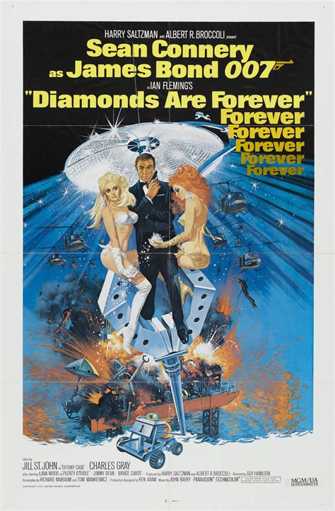 Diamonds Are Forever Extra Large Movie Poster Image Imp Awards