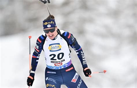 Biathlon Les Fran Aises Accrochent Le Podium Encore Un Doubl Pour La