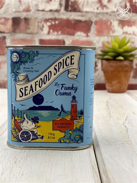 Funky Ouma Seafood Spice Tin 175g - Lulu Local