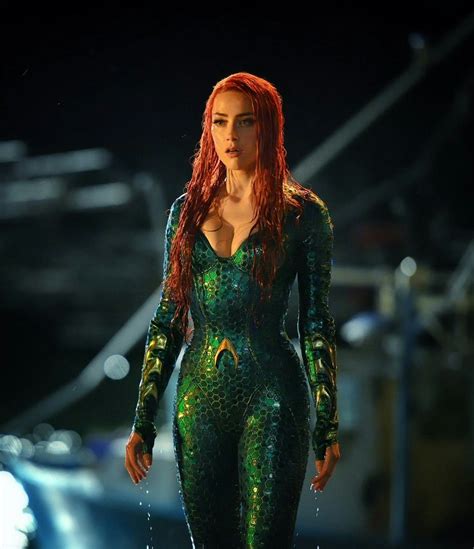 Check Out Amber Heard's Mera Costume in 'Aquaman'