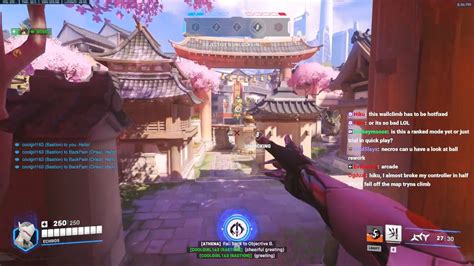 New Game Clash Mode Overwatch Necros Genji Hanaoka Gameplay Youtube