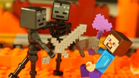 Лего Бой в Подземелье для НУБика Майнкрафт LEGO Minecraft - YouTube