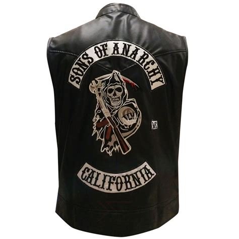 Sons Of Anarchy Vest | Motorcycle Leather Vest