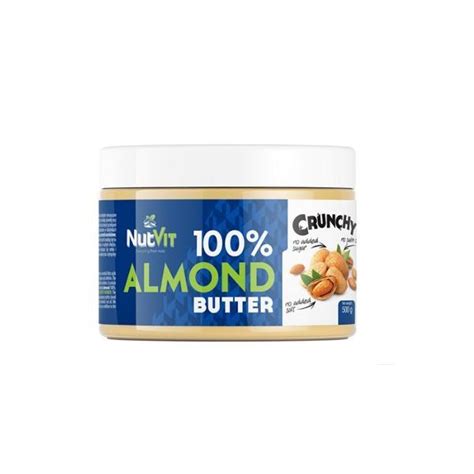 Almond Butter Crema De Migdale Crunchy Ostrovit G Esteto Ro