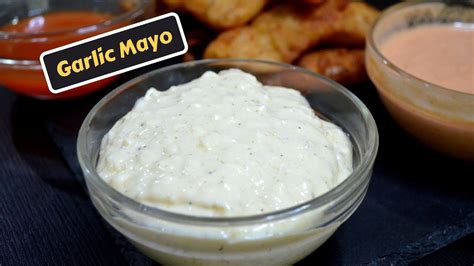 Garlic Mayo Dip Easy And Simple Recipe Youtube