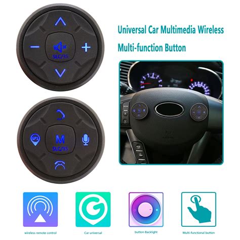 Universal Wireless Car Multimedia Steering Wheel Remote Control Multi