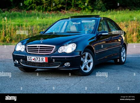 Mercedes Benz W203 C Class Kompressor Sedan Photo Session In An