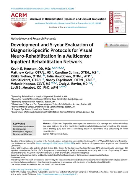 Pdf Development And Year Evaluation Of Diagnosis Specific Protocols