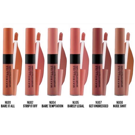 Maybelline Sensational Liquid Matte The Nude ขนาด ml Shopee Thailand
