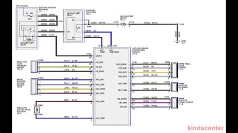 ford escape hybrid abs traction control system circuit diagram مخطط