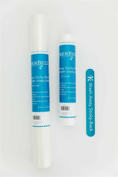 Kimberbell Wash Away Sticky Back Embroidery Stabilizer Stabilizer By