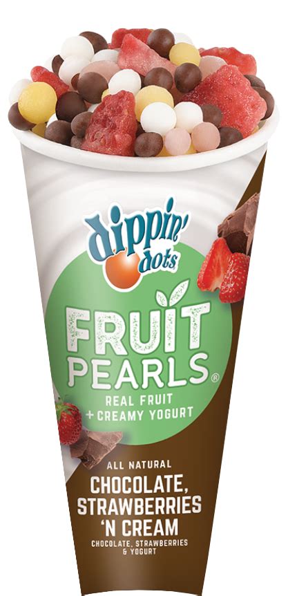 Dippin Dots Fruit Pearls Chocolate Strawberries ‘n Cream Ice Cream