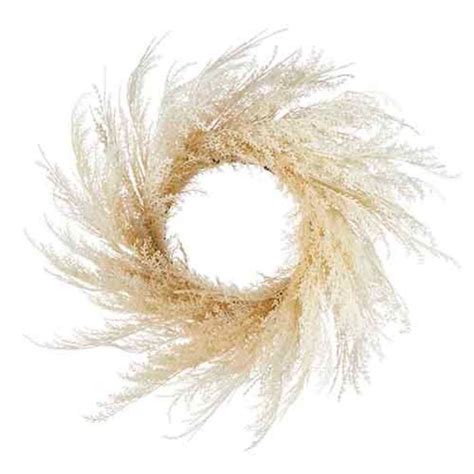 Pampas Grass Wreath, Spring Decor, Easter Wreath Base, 24 inch wreath ...