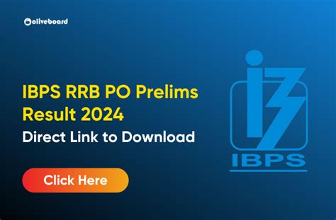 Ibps Rrb Po Prelims Result 2024 Out Officer Scale 1 Result Link