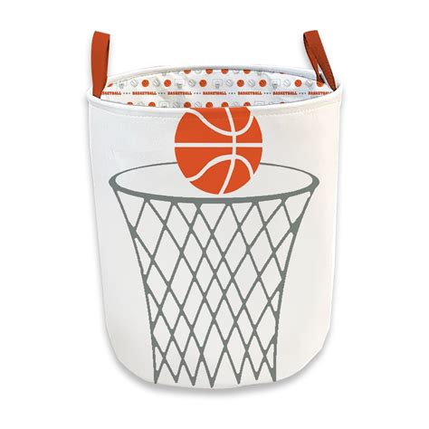 Basketball Kids Laundry Hamper White H50 D40 Cm In Kuwait Buy Online