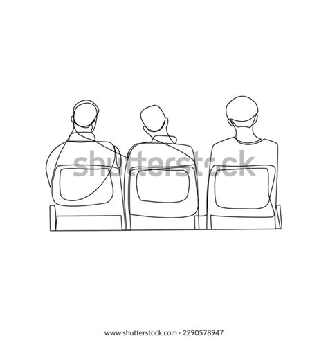 People Vector Illustration Drawn Line Art Stock Vector (Royalty Free ...