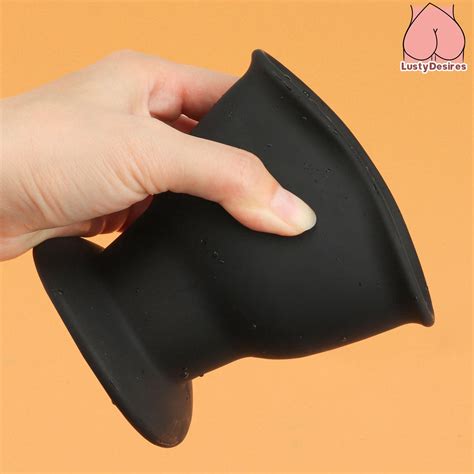 Huge Hollow Butt Plug Silicone Hollow Anal Plug Open Wide Tunnel Anal