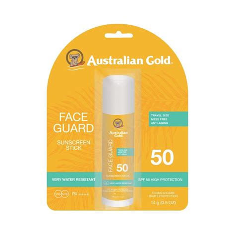 Australian Gold Face Guard SPF 50 солнцезащитный стик - Солнцезащитные ...
