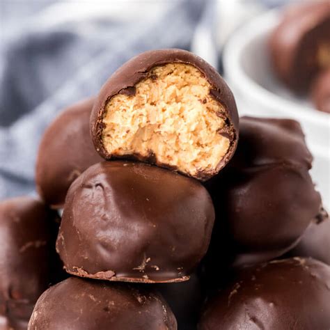 Chocolate Covered Peanut Butter Balls Recipe