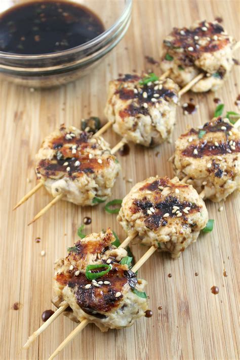 Tsukune Japanese Chicken Meatballs Recipe I Can Cook That I Can