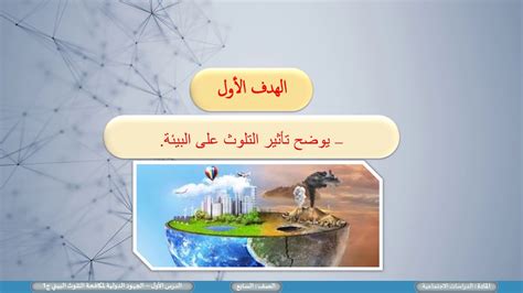 المستوى السابع الدراسات الاجتماعية الدرس الثاني الجهود الدولية لمكافحة