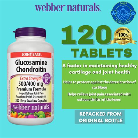 Webber Naturals Glucosamine Chondroitin Double Strength Capsules