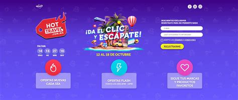 Hot Travel 2021 Ofertas en viajes hospedaje y más del 12 al 18 de octubre