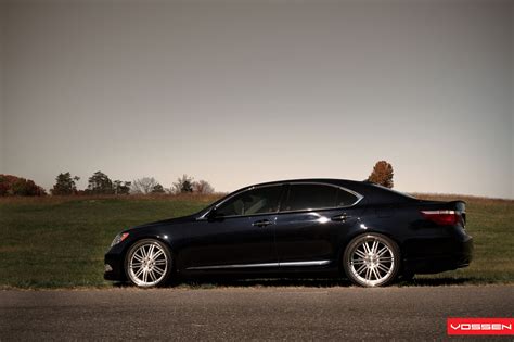 Drop of Luxury: Black Lexus LS460 Enhanced by Vossen — CARiD.com Gallery