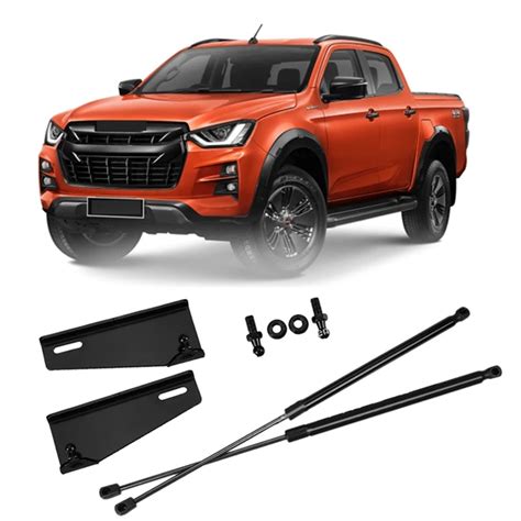 For Isuzu D Max Front Engine Cover Bonnet Hood Gas Strut Bars Gas