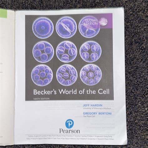 Pearson Other Pearson Beckers World Of The Cell Th Global Edition