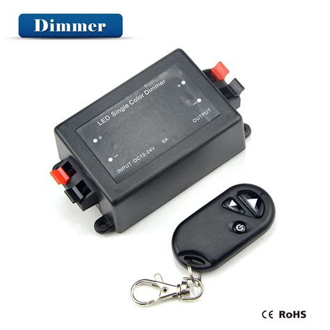 Dc V V A Led Single Color Dimmer With Rf Remote Controller