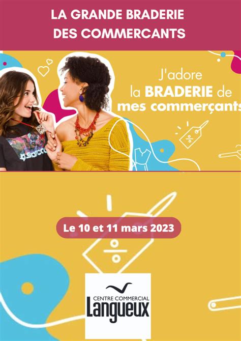 La grande braderie des commerçants Les 10 et 11 mars 2023 Centre