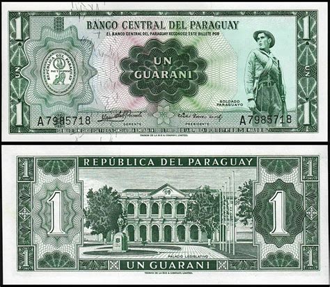 Paraguay Guaranie Unc Pcs Consecutive Lot P A