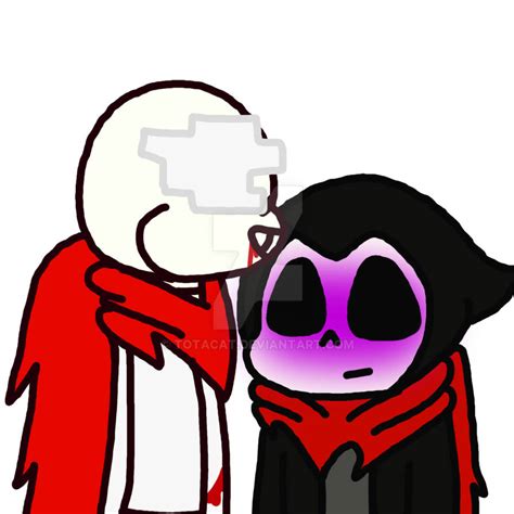 Geno Kissing Fell Goth Undertale By Totacat On Deviantart