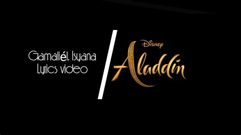 Gamaliél Isyana sarasvati A whole new world lyrics aladin YouTube