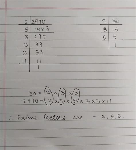 How To Find Lcm Of Two Numbers By Prime Factorization