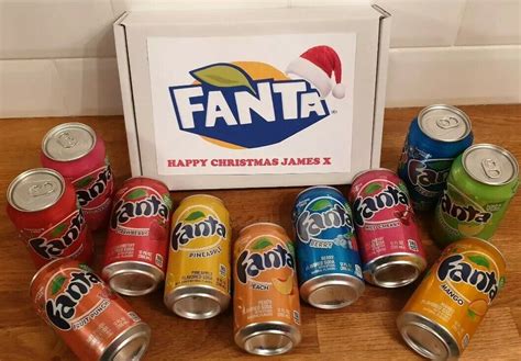 Fanta Christmas T Box Selection Pick 6 Various Flavours Personalised