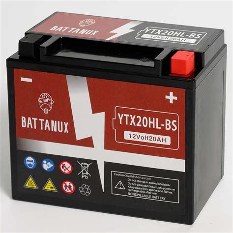 Amazon Battanux Ytx Hl Bs Battery Motorcycle Battery Sealed