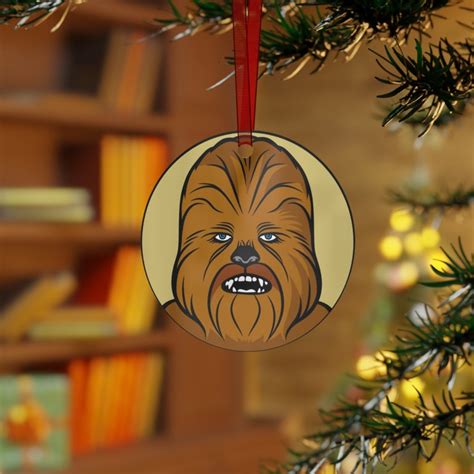 Star Wars Chewbaca Chewy Chewie Metal Christmas Ornament - Etsy