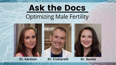 11 29 22 Optimizing Male Fertility Youtube